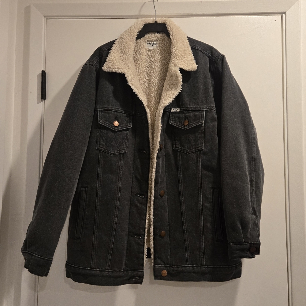 Sherpa lined jean jacket
